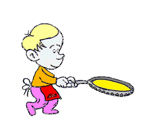 Gif animé Chandeleur crêpes garçon
